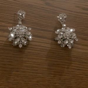 Beautiful faux diamond earrings